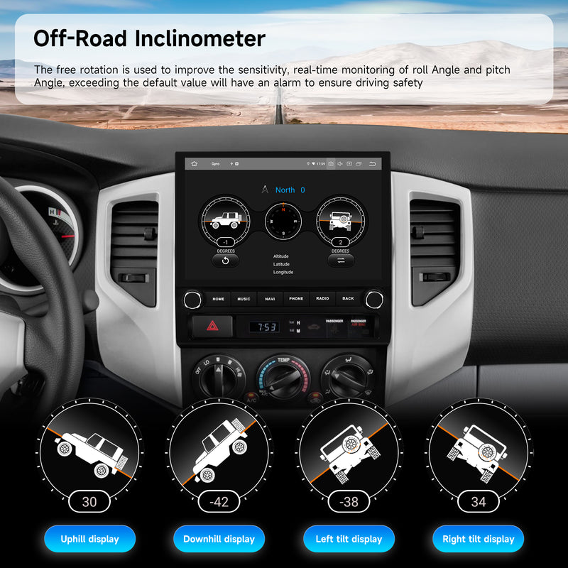 Dasaita Android13 Car Stereo for Toyota Tacoma 2005-2015 Wireless Carplay & Android Auto Car Radio| Qualcomm 665 | 10.2" QLED Screen | Wifi+4G LTE |8G+256G|DTS|GPS Navigation Head Unit| Optical Output
