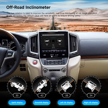 SIXWIN Android Car Stereo For Toyota Land Cruiser 200 2016-2019 - 9" Touchscreen With Wireless CarPlay & Android Auto