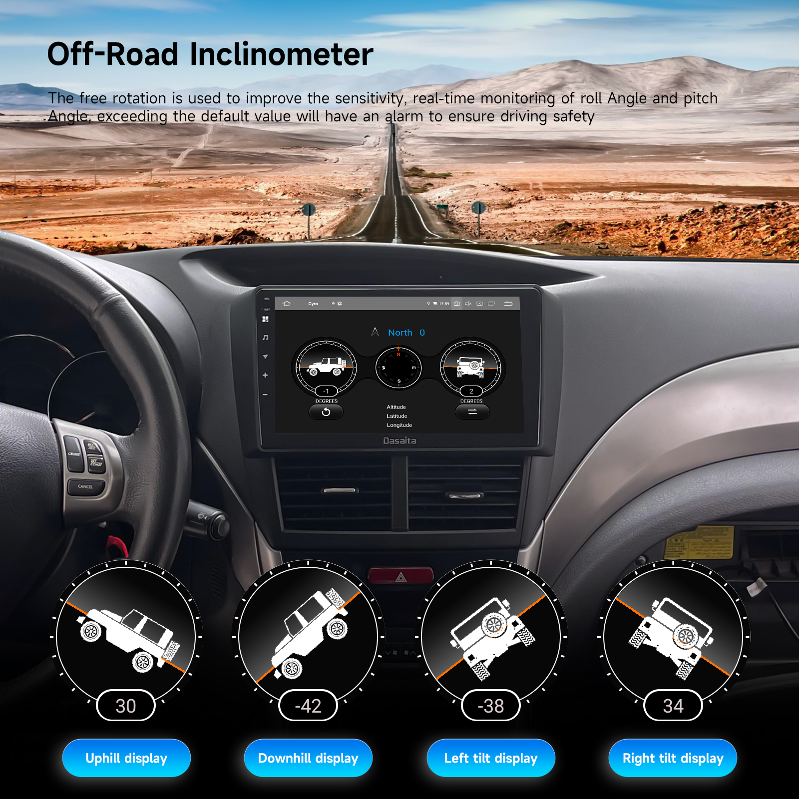 Dasaita Android13 Car Stereo for Subaru Forester 3 Impreza 2007-2012 Wireless Carplay & Android Auto Car Radio| Qualcomm 665 | 9" QLED Screen | Wifi+4G LTE |6G+64G|DTS|GPS Navigation Head Unit| Optical Output