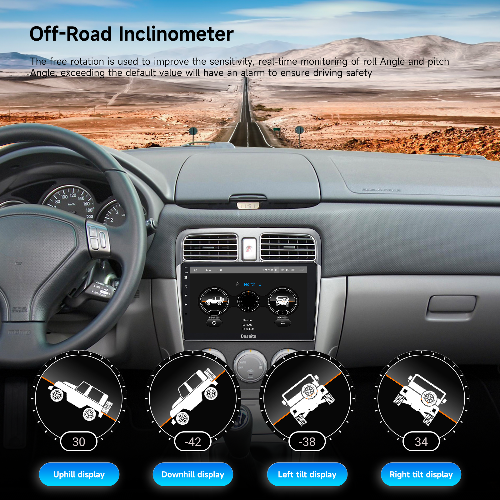 Dasaita Android 13 Car Stereo for Subaru Forester 2 2004-2007 Wireless Carplay & Android Auto Car Radio | Qualcomm 665 | 9" QLED Screen | Wifi+4G LTE | 6G+64G | DTS Head Unit | Optical Output