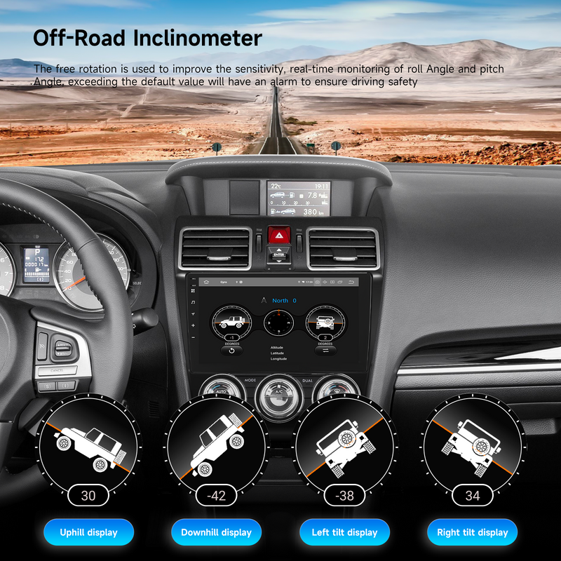 Dasaita Android 13 Car Stereo for Subaru Forester 4 WRX Levorg 2016-2021 Wireless Carplay & Android Auto Car Radio | Qualcomm 665 | 9"/8" QLED Screen | Wifi+4G LTE | 6G+64G | DTS Head Unit | Optical Output