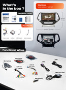 Dasaita Android13 Car Stereo for Jeep Cherokee 2013-2019 Wireless Carplay & Android Auto Car Radio| Qualcomm 665 | 10.2" QLED Screen | Wifi+4G LTE |6G+64G|DTS|GPS Navigation Head Unit| Optical Output