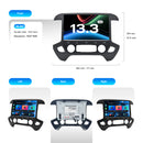 Dasaita Android13 Car Stereo for Chevrolet Silverado GMC Sierra 2014-2019 Wireless Carplay & Android Auto Car Radio | Qualcomm 665 | 13.3" 2K QLED Screen | Wifi+4G LTE |8G+256G | DTS|GPS Navigation Head Unit | Optical Output