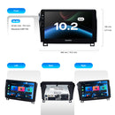 Dasaita Android13 Car Stereo for Toyota Tundra 2007-2013/Sequoia 2014-2022 LHD Wireless Carplay & Android Auto Car Radio | Qualcomm 665 | 10.2" QLED Screen | Wifi+4G LTE | 6G+64G | DTS|GPS Navigation Head Unit | Optical Output