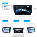 Dasaita Android 13 Car Stereo for Nissan Sylphy Pulsar Sentra 2012-2018 Wireless Carplay & Android Auto Car Radio | Qualcomm 665 | 10.2" QLED Screen | Wifi+4G LTE | 6G+64G | DTS Head Unit | Optical Output