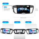 Dasaita Android13 Car Stereo for Honda Accord 2013-2017 LHD Wireless Carplay & Android Auto Car Radio | Qualcomm 665 | 10.2" QLED Screen | Wifi+4G LTE | 8+256G | DTS|GPS Navigation Head Unit | Optical Output