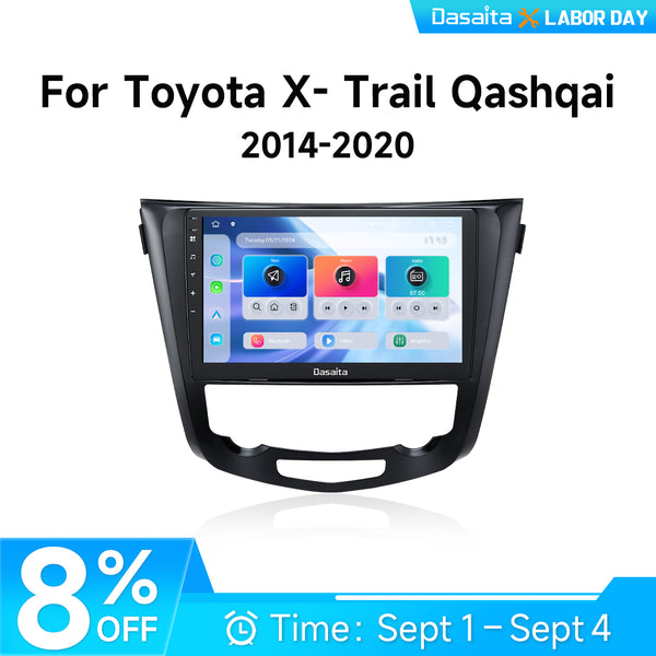 Dasaita Android 13 Car Stereo for Nissan X-Trail Qashqai Rogue 2014-2020 Wireless Carplay & Android Auto Car Radio | Qualcomm 665 | 10.2" QLED Screen | Wifi+4G LTE | 6G/8G+64G/256G| DAB+|SWC|GPS Navigation Head unit|DTS| Optical Output