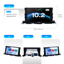 Dasaita Android13 Car Stereo for Toyota Highlander 2015-2019 Wireless Carplay & Android Auto Car Radio | Qualcomm 665 | 10.2" QLED Screen | Wifi+4G LTE | 6G/8G+64G/256G | DTS|GPS Navigation Head Unit | Optical Output