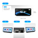 Dasaita Android 13 Car Stereo for Ford Maverick 2018–2021 Plug & Play Head Unit with 12.3” 2K QLED Screen, Wireless CarPlay & Android Auto, Qualcomm 665, WiFi + 4G LTE, 8GB RAM 256GB ROM, DTS Audio, Optical Output, GPS Navigation