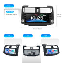 Dasaita Vivid11 Toyota 4Runner 2010 2011 2012 2013 2014 2015 2016 2017 2018 2019 Car Stereo 10.25 Inch Wireless Carplay Android Auto PX6 4G+64G Android11 Black 1280*480 DSP AHD Radio