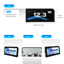 Dasaita Android13 Car Stereo for Toyota LC250 Prado J250 2023-2025 Wireless Carplay & Android Auto Car Radio | Qualcomm 665 | 12.3" QLED Screen | Wifi+4G LTE | 8G+256G | DTS|GPS Navigation Head Unit | Optical Output