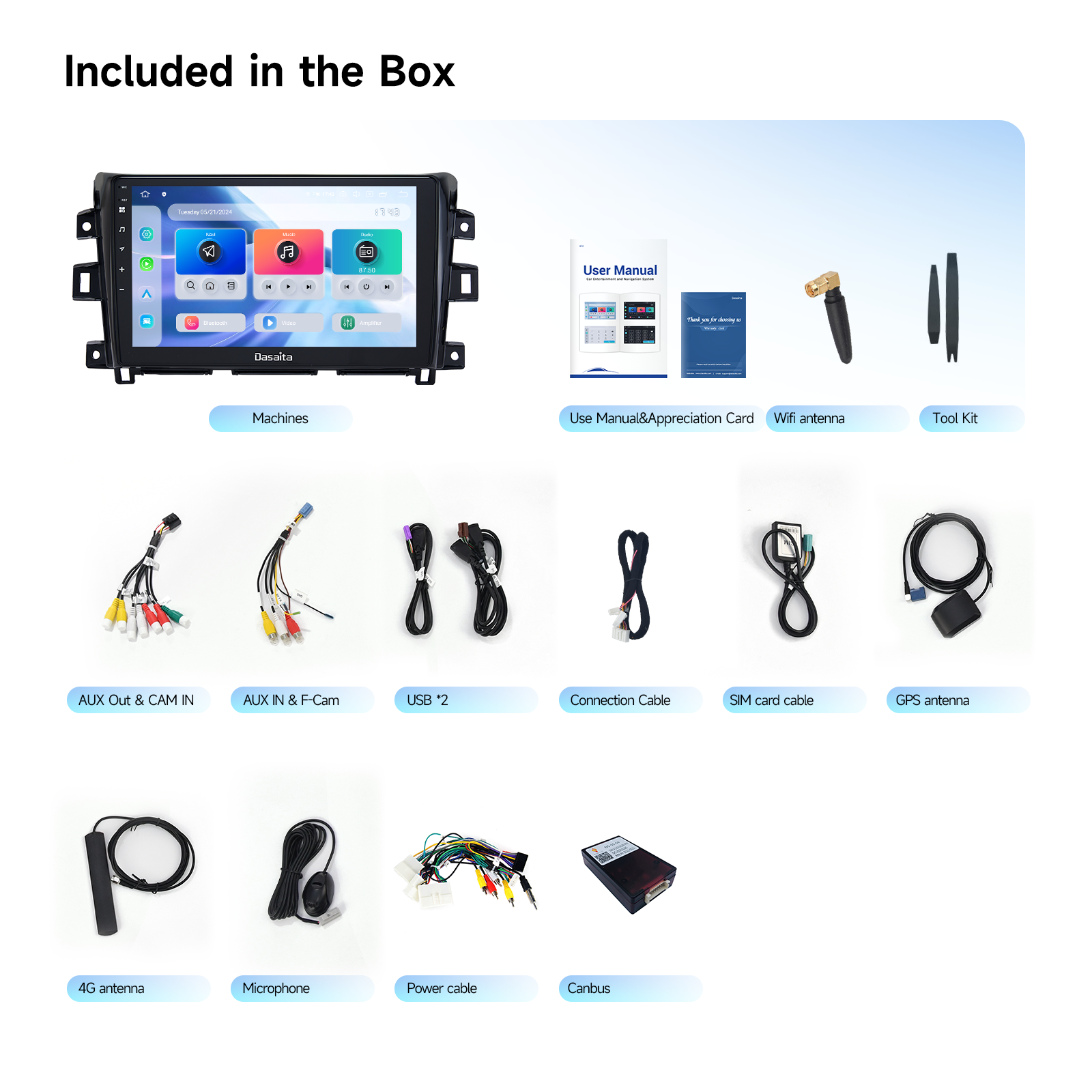 Dasaita Android13 Car Stereo for Nissan Navara NP300 2014-2024 Wireless Carplay & Android Auto Car Radio| Qualcomm 665 | 10.2" QLED Screen | Wifi+4G LTE |6G+64G|DTS|GPS Navigation Head Unit| Optical Output