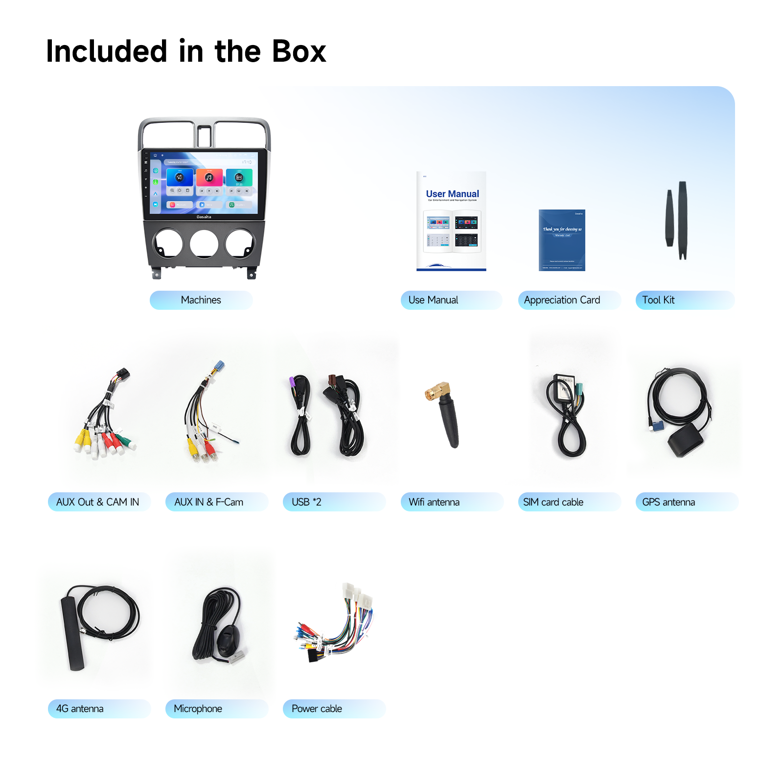 Dasaita Android 13 Car Stereo for Subaru Forester 2 2004-2007 Wireless Carplay & Android Auto Car Radio | Qualcomm 665 | 9" QLED Screen | Wifi+4G LTE | 6G+64G | DTS Head Unit | Optical Output