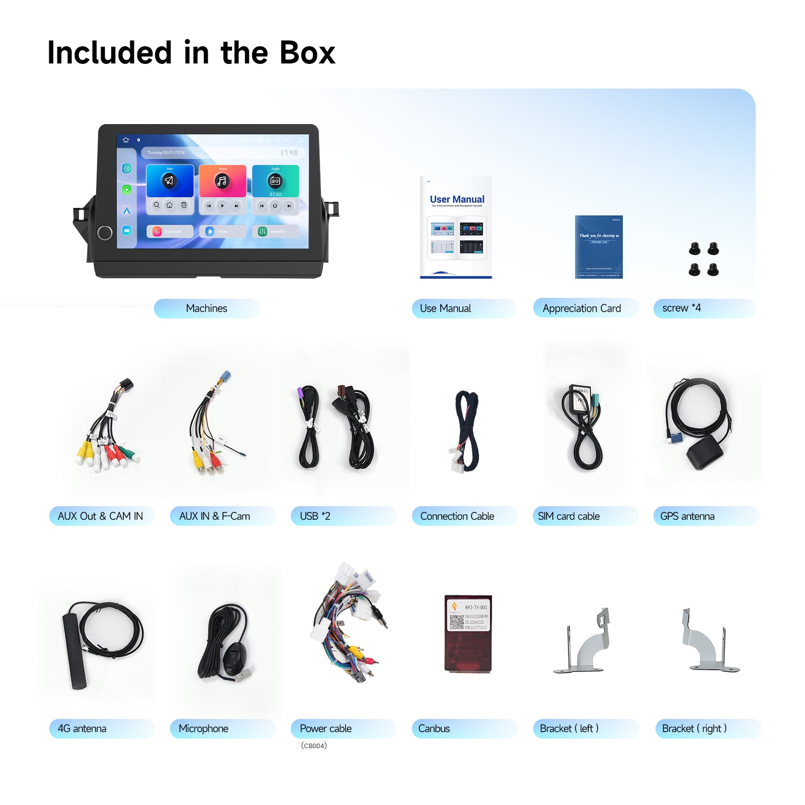 Dasaita 11.6" Android 13 Head Unit for Toyota Camry 2021-2023 | Wireless CarPlay, Volume Knob, 8GB+256GB