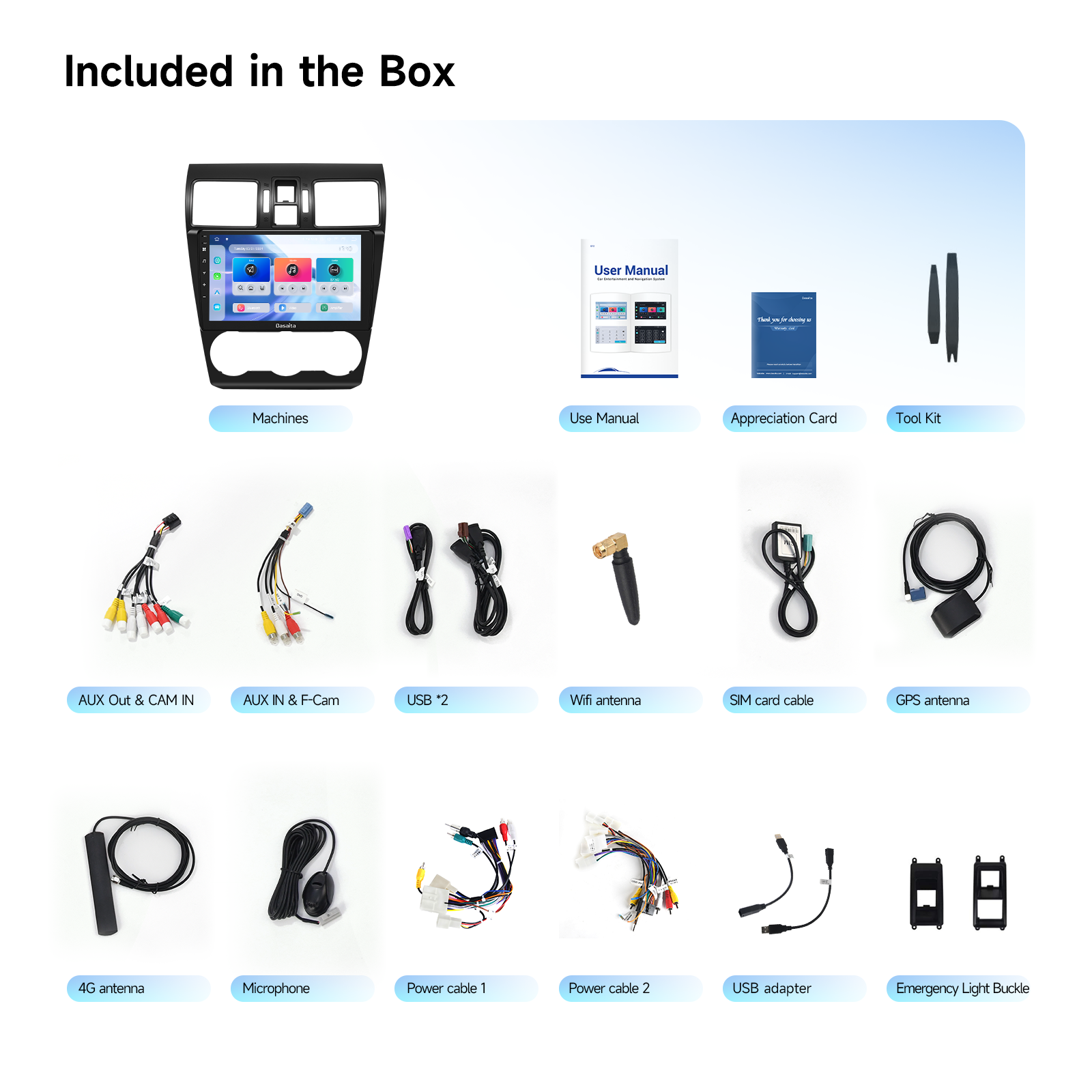 Dasaita Android13 Car Stereo for Subaru Forester 4 Impreza WRX 2012-2015 Wireless Carplay & Android Auto Car Radio | Qualcomm 665 | 9" QLED Screen | Wifi+4G LTE | 6G+64G | DTS|GPS Navigation Head Unit | Optical Output