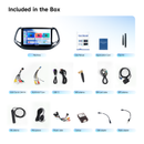 Dasaita Android13 Car Stereo for Jeep Compass 2016-2018 Wireless Carplay & Android Auto Car Radio | Qualcomm 665 | 9" QLED Screen | Wifi+4G LTE | 6G+64G | DTS|GPS Navigation Head Unit | Optical Output