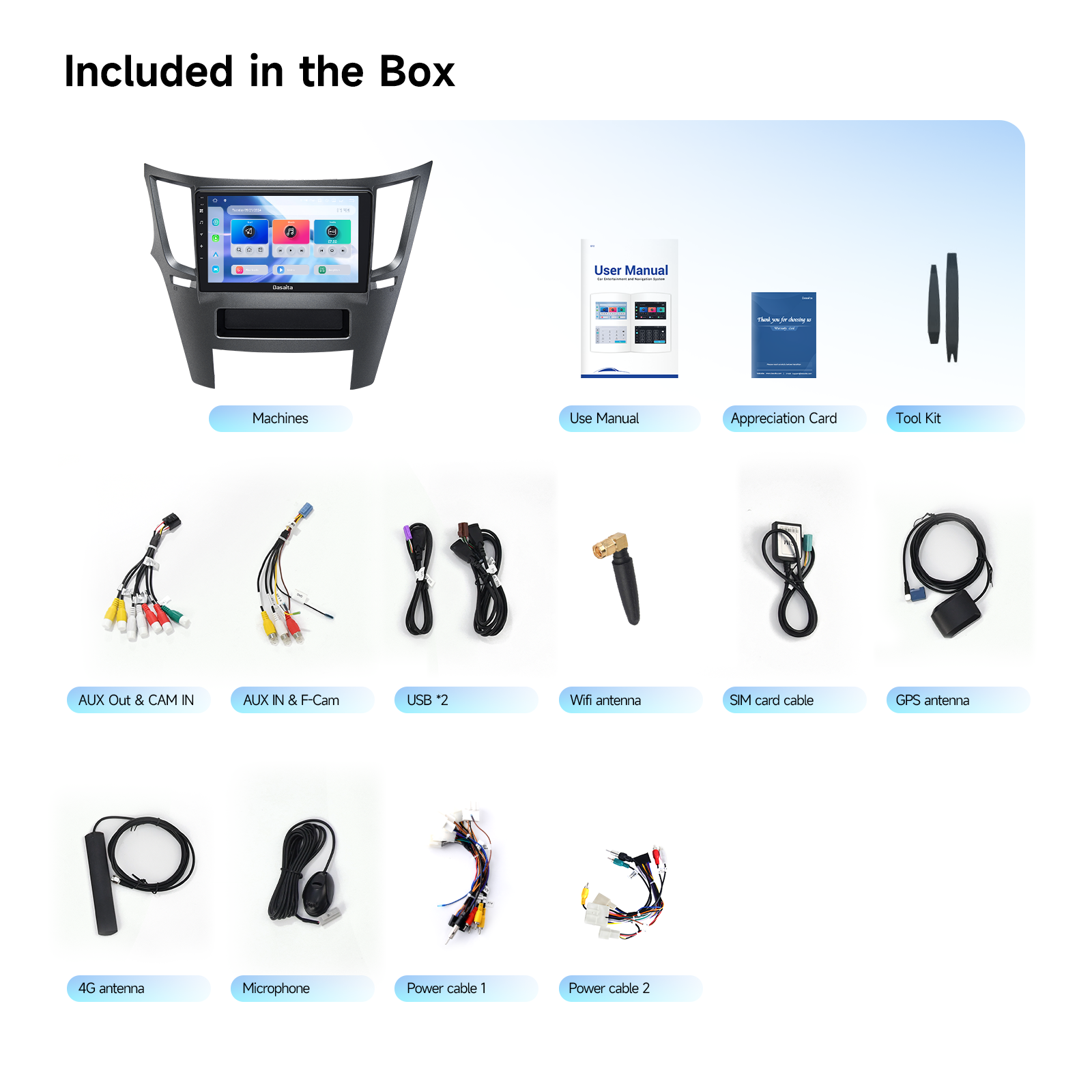 Dasaita Android 13 Car Stereo for Subaru Outback Legacy 2009-2014 Wireless Carplay & Android Auto Car Radio | Qualcomm 665 | 9" QLED Screen | Wifi+4G LTE | 6G+64G | DTS Head Unit | Optical Output