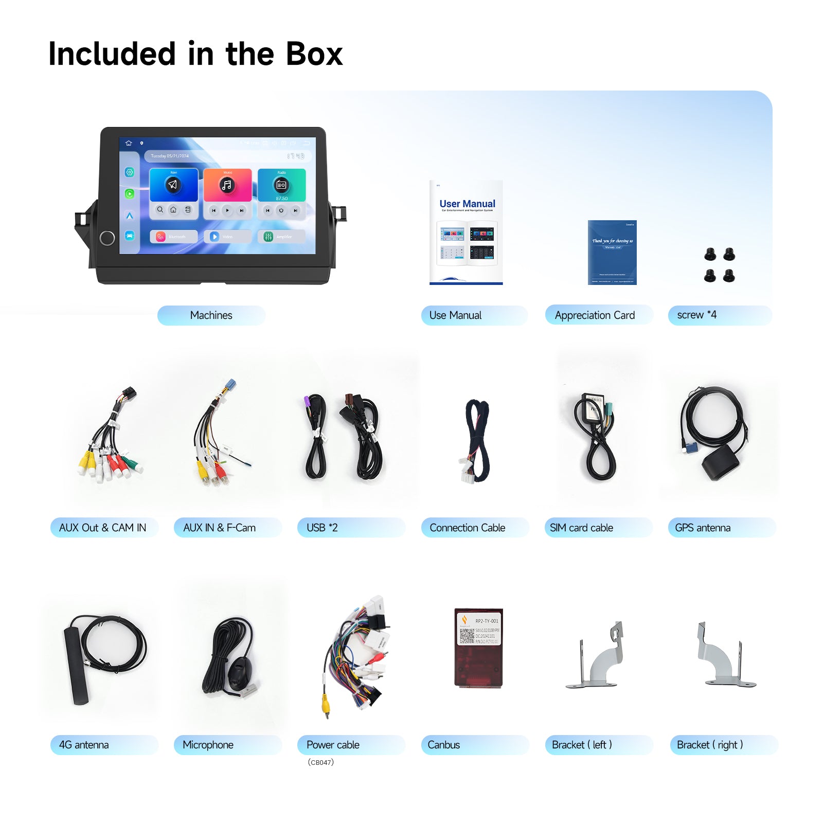 Dasaita 11.6" Android 13 Head Unit for Toyota Camry 2021-2023 | Wireless CarPlay, Volume Knob, 8GB+256GB