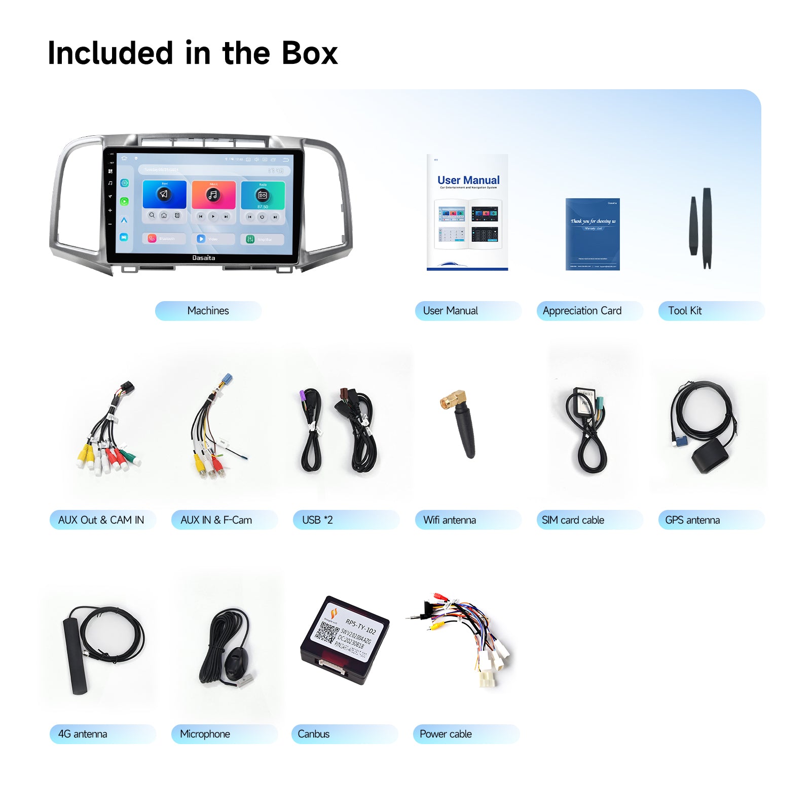 Dasaita Android 13 Car Stereo for Toyota Venza 2008-2016 Wireless Carplay & Android Auto Car Radio | Qualcomm 665 | 9" QLED Screen | Wifi+4G LTE | 6G+64G | DTS Head Unit | Optical Output