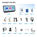 Dasaita Android 13 Car Stereo for Ford Maverick 2018–2021 Plug & Play Head Unit with 12.3” 2K QLED Screen, Wireless CarPlay & Android Auto, Qualcomm 665, WiFi + 4G LTE, 8GB RAM 256GB ROM, DTS Audio, Optical Output, GPS Navigation