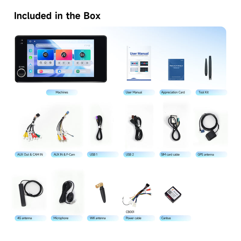 Dasaita Android 13 Car Stereo for Mitsubishi Universal Lancer ASX Outlander Pajero| Wireless CarPlay & Android Auto | 7" QLED Screen with Knob | Plug & Play | OEM Function Retention