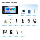 Dasaita Android 13 Car Stereo for Mitsubishi Universal Lancer ASX Outlander Pajero| Wireless CarPlay & Android Auto | 7" QLED Screen with Knob | Plug & Play | OEM Function Retention