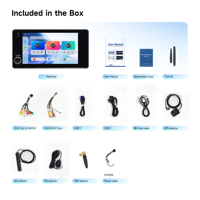 Dasaita Android 13 Car Stereo for Mitsubishi Universal Lancer ASX Outlander Pajero| Wireless CarPlay & Android Auto | 7" QLED Screen with Knob | Plug & Play | OEM Function Retention