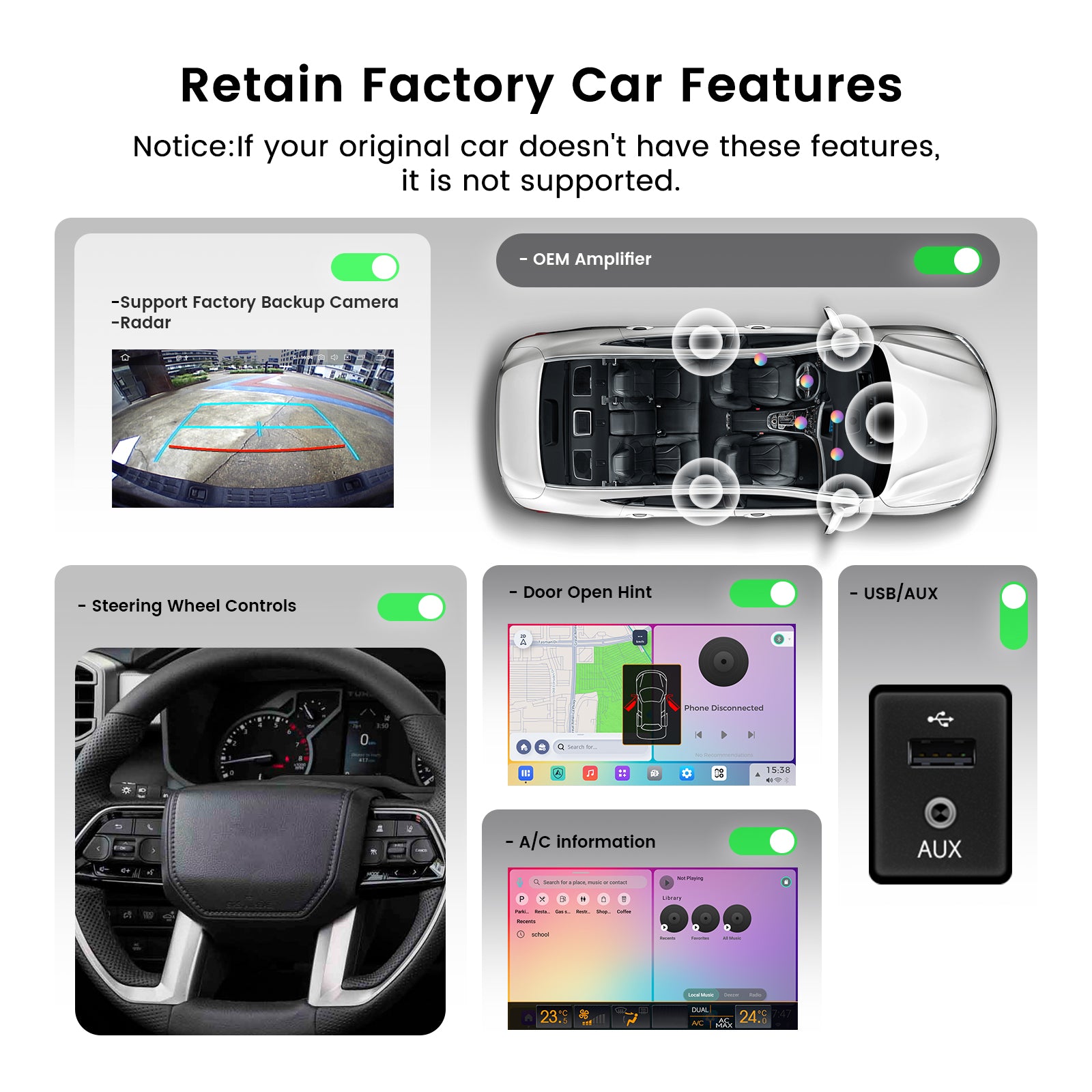 Dasaita Vivid13 Car Stereo for Toyota Tundra 2022-2025 Black Wireless Carplay & Android Auto Car Radio | Qualcomm 665 | 14" 2K QLED Screen | Wifi+4G LTE |8G+256G | DTS|GPS Navigation Head Unit | Optical Output