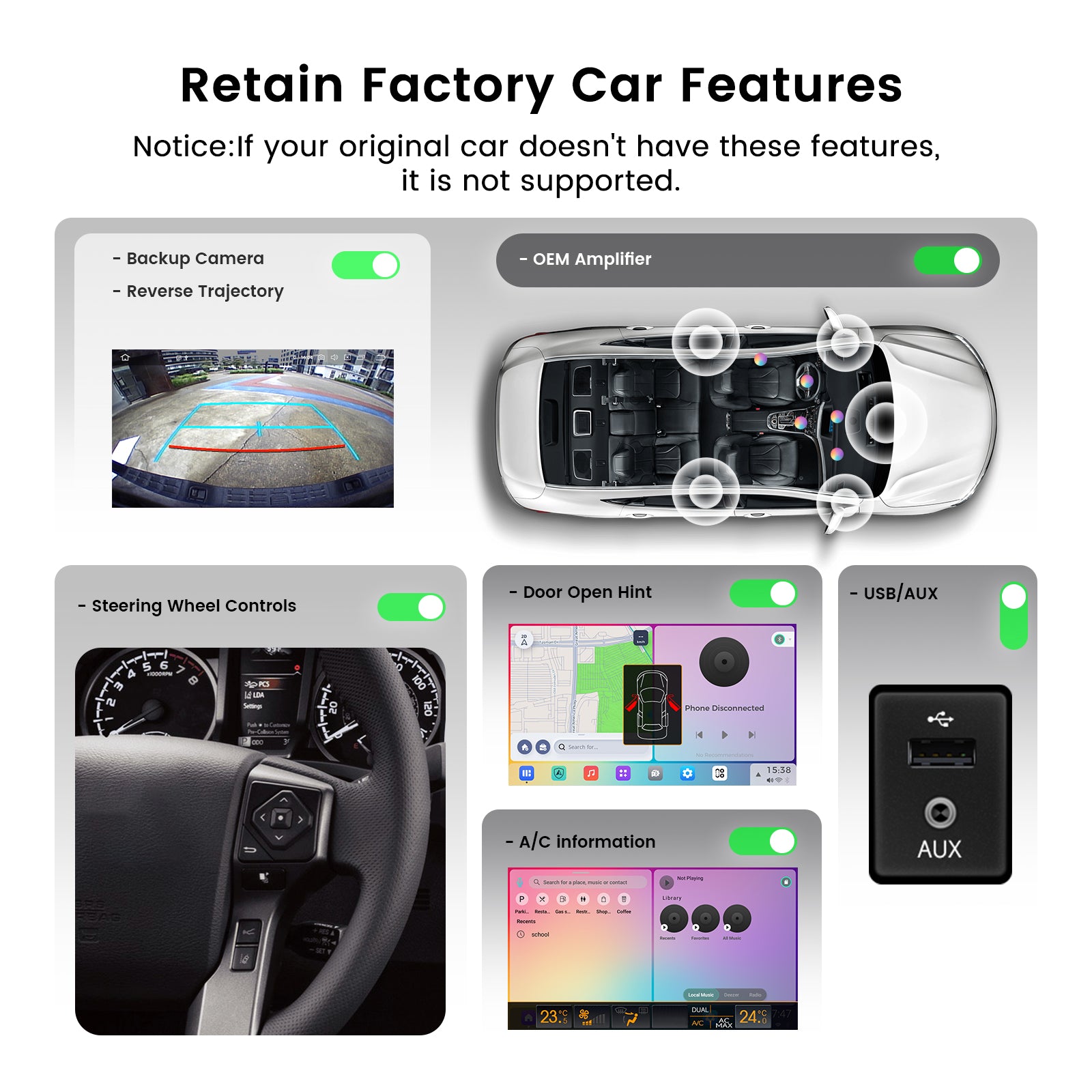 Dasaita Vivid13 Car Stereo for Toyota Tacoma 2016-2022 Wireless Carplay & Android Auto Car Radio|Qualcomm 665|11.6"QLED Screen|Wifi+4G LTE|8+256G|DTS Head Unit|Optical Output