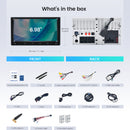 Dasaita Android13 Car Stereo 6.98" Universal 2 Din Wireless Carplay & Android Auto Car Radio | Qualcomm 665 | QLED Screen | WiFi+4G LTE | 6G+64G | DTS|GPS Navigation Head Unit | Optical Output