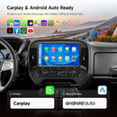Dasaita Android13 Car Stereo for Chevrolet Silverado GMC Sierra 2014-2019 Wireless Carplay & Android Auto Car Radio | Qualcomm 665 | 13.3" 2K QLED Screen | Wifi+4G LTE |8G+256G | DTS|GPS Navigation Head Unit | Optical Output
