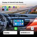 Dasaita Android13 Car Stereo for Toyota Hilux 2016-2018 LHD Wireless Carplay & Android Auto Car Radio| Qualcomm 665 | 10.2" QLED Screen | Wifi+4G LTE |6G+64G|DTS|GPS Navigation Head Unit| Optical Output