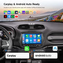 Dasaita Android13 Car Stereo for Jeep Renegade 2015-2022 Wireless Carplay & Android Auto Car Radio| Qualcomm 665 | 9" QLED Screen | Wifi+4G LTE |8G+256G|DTS|GPS Navigation Head Unit| Optical Output