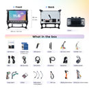 Dasaita Vivid13 Car Stereo for Chevrolet Silverado GMC Sierra 2014-2019 Wireless Carplay & Android Auto Car Radio | Qualcomm 665 | 11.6" 2K QLED Screen | Wifi+4G LTE |8G+256G | DTS|GPS Navigation Head Unit | Optical Output