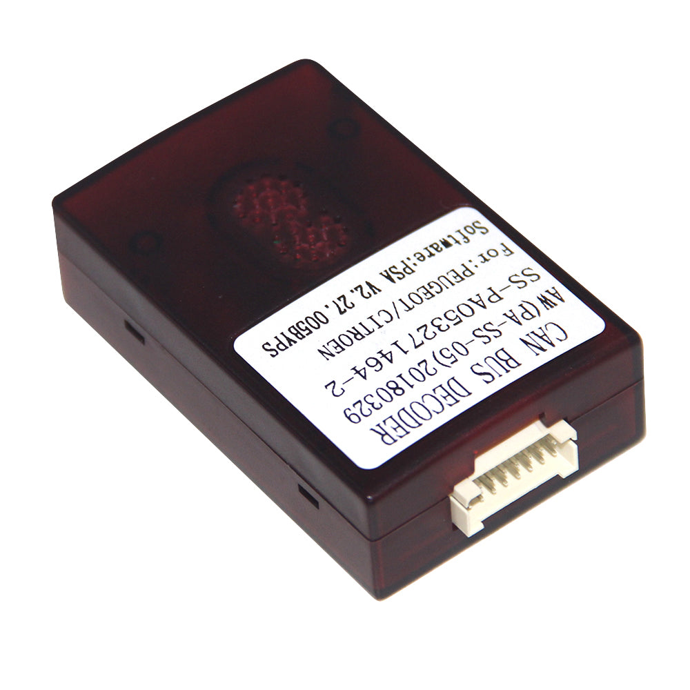 Dasaita Car Radio Installation CAN-Bus Adapter & Wire Harness for Peugeot 208 2008 2012-2018,CB006 Canbus Decoder Support JBL Amplifier SWC