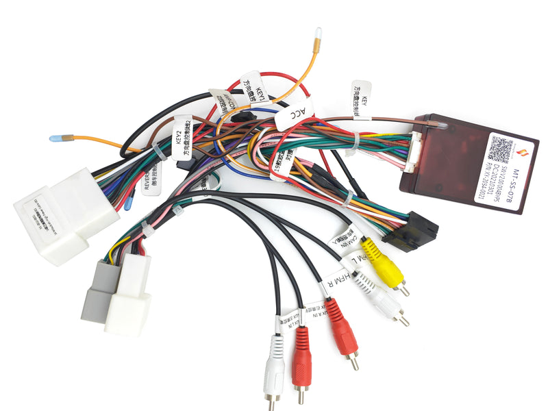 Dasaita Car Radio Installation CAN-Bus Adapter & Wire Harness for Mitsubishi Outlander Pajero Triton Manual AC