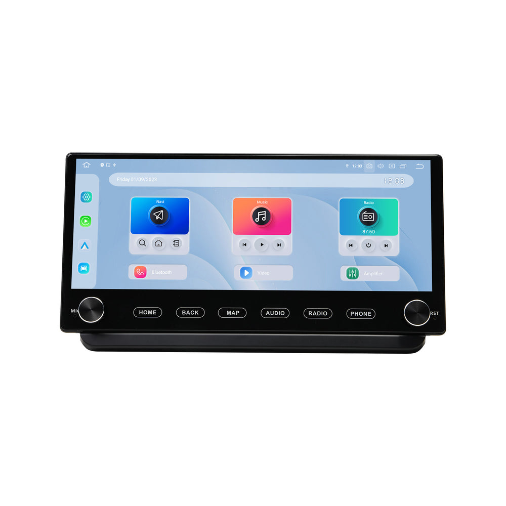 Dasaita 12.3-inch head unit with physical knobs