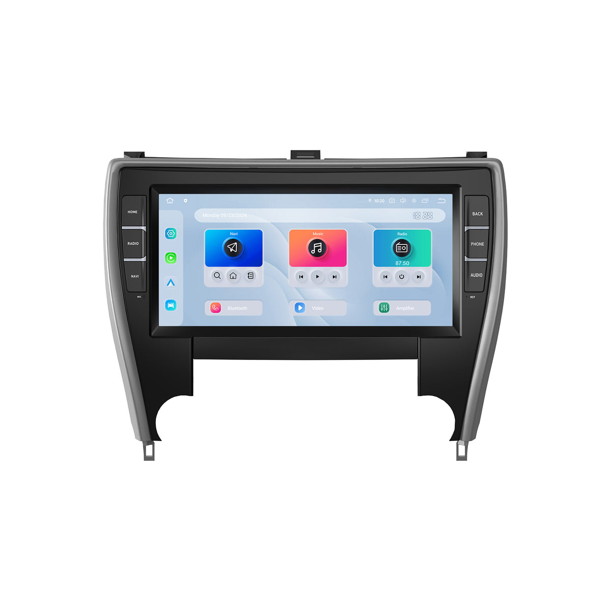 Dasaita Camry head unit shown from the front
