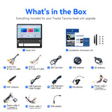 Dasaita G13 complete package contents for Toyota Tacoma