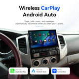 Dasaita G13 wireless CarPlay and Android Auto on Tacoma