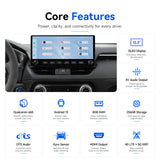 Dasaita RAV4 stereo specs: 12.3-inch QLED, Snapdragon 665, Android 13, and 8GB/256GB.