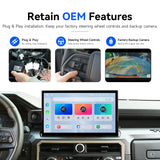Dasaita Toyota Tacoma head unit – plug and play, retains OEM steering wheel controls and factory backup camera