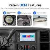 Factory Bose audio, steering-wheel controls, and OnStar retention