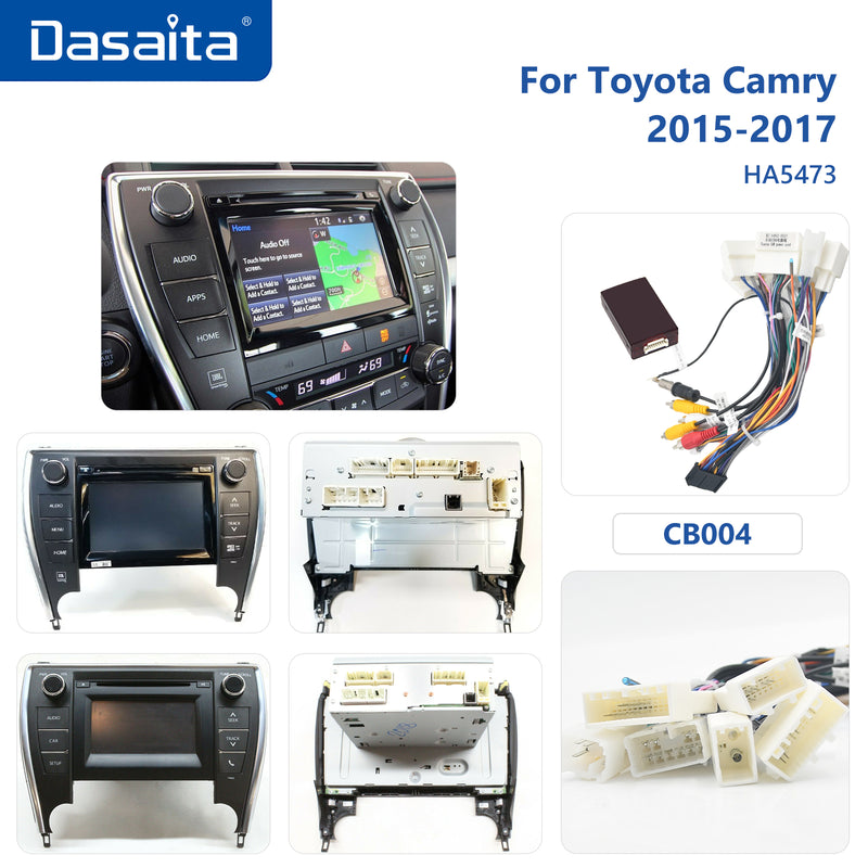 Dasaita Android13 Car Stereo for Toyota Camry 2015 2016 2017 Wireless Carplay & Android Auto Car Radio | Qualcomm 665 | 10.2" QLED Screen | Wifi+4G LTE | 6G+64G | DTS|GPS Navigation Head Unit | Optical Output