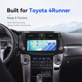 OEM-style Dasaita 10.25 inch car stereo installed in Toyota 4Runne