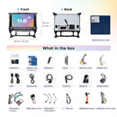 Dasaita Vivid13 Car Stereo for Chevrolet Silverado GMC Sierra 2014-2019 Wireless Carplay & Android Auto Car Radio | Qualcomm 665 | 11.6" 2K QLED Screen | Wifi+4G LTE |8G+256G | DTS|GPS Navigation Head Unit | Optical Output