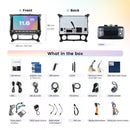 Dasaita Vivid13 Car Stereo for Chevrolet Silverado GMC Sierra 2014-2019 Wireless Carplay & Android Auto Car Radio | Qualcomm 665 | 11.6" 2K QLED Screen | Wifi+4G LTE |8G+256G | DTS|GPS Navigation Head Unit | Optical Output