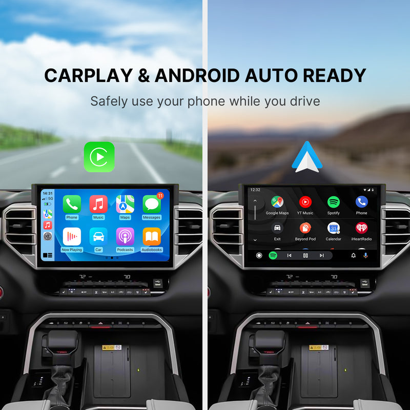 Dasaita Vivid13 Car Stereo for Toyota Tundra 2022-2024 Wireless Carplay & Android Auto Car Radio | Qualcomm 665 | 14" 2K QLED Screen | Wifi+4G LTE |8G+256G | DTS|GPS Navigation Head Unit | Optical Output