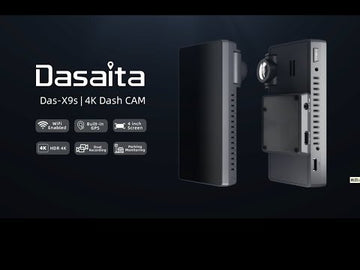 Dasaita 4 LCD Dash Cam Front 2160P Rear 1080P IMX335 Chips 170° Wide