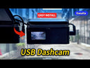 Dasaita USB DVR On-Dash Camera Built-in WiFi,1.47" 1080P HD Loop Recording Dash Camera,Car Driving Recorder with 32GB SD Card,170° Wide Angle,G-Sensor,Packing Monitor,Night Vision